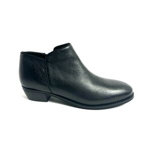 Softwalk Womens Rocklin Boot Black Leather Size 9 M